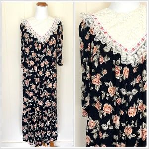VTG Cottagecore Floral Maxi
